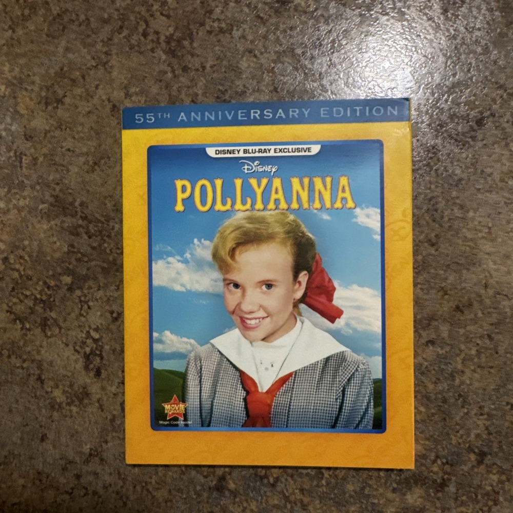 Pollyanna 55th Anniversary Edition BLU-RAY RARE Disney OOP NEW WITH SLIPCOVER